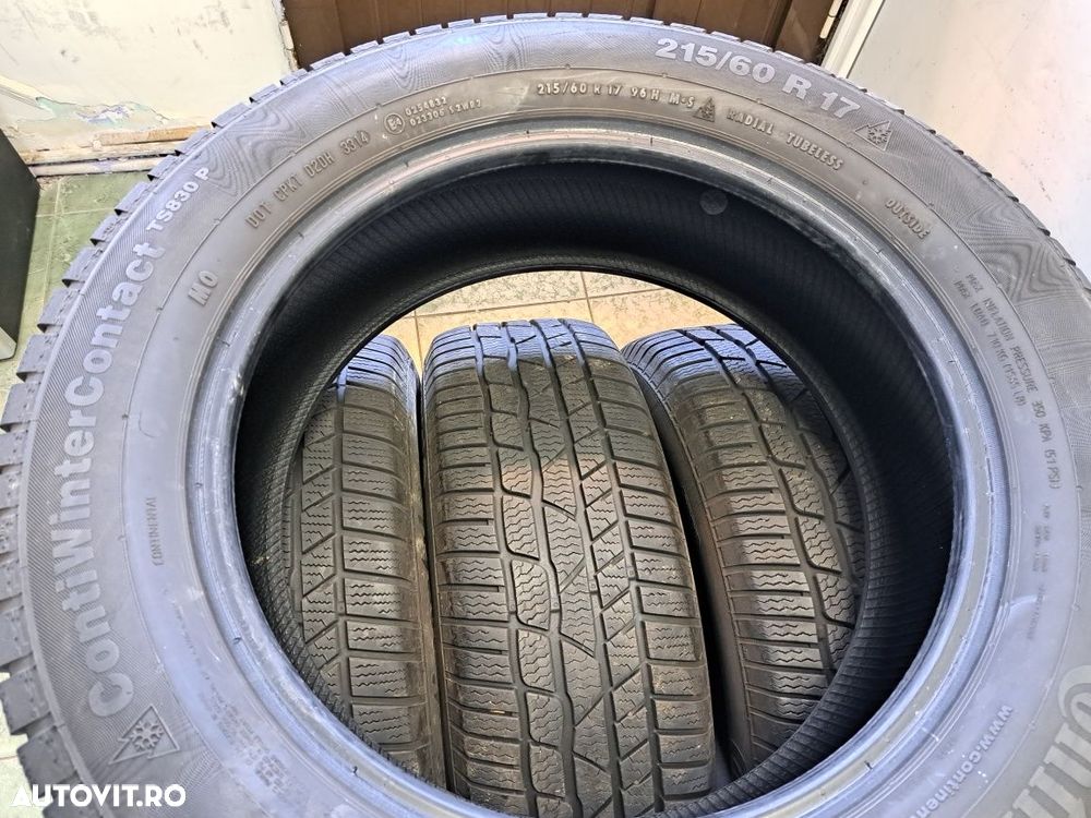 4 anvelope 215/60 R17 Continental profil ramas 90% - 7