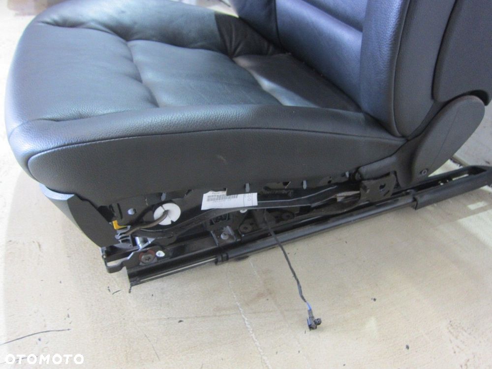 BMW F10 F11 FOTELE FOTEL LEWY PRAWY SKÓRA CZARNA - 6