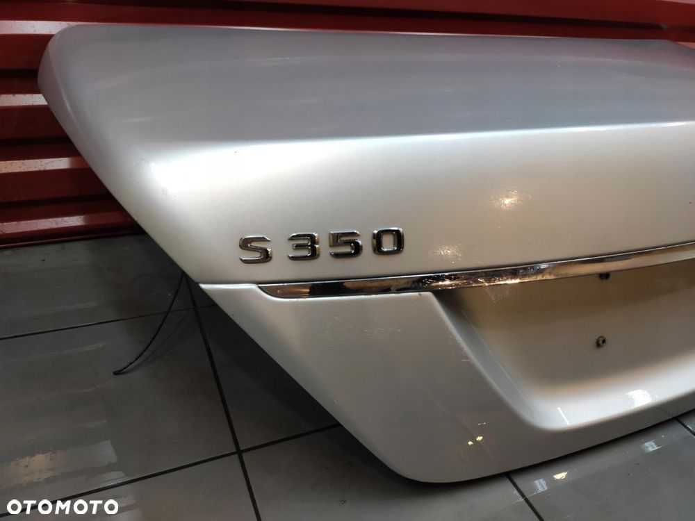MERCEDES S-KLASA W221 LIFT S350 SEDAN KLAPA BAGAŻNIKA 775 ORYGINAŁ IGŁA - 2