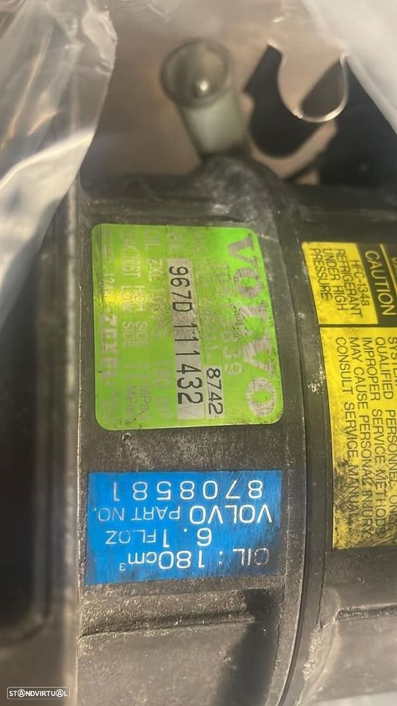 COMPRESSOR AR CONDICIONADO VOLVO S40 I 2002 -5060118742 - 4