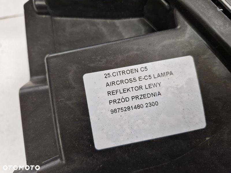 CITROEN C5 AIRCROSS e-C5 LAMPA REFLEKTOR LEWY PRZÓD PRZEDNI 9875281480 - 8
