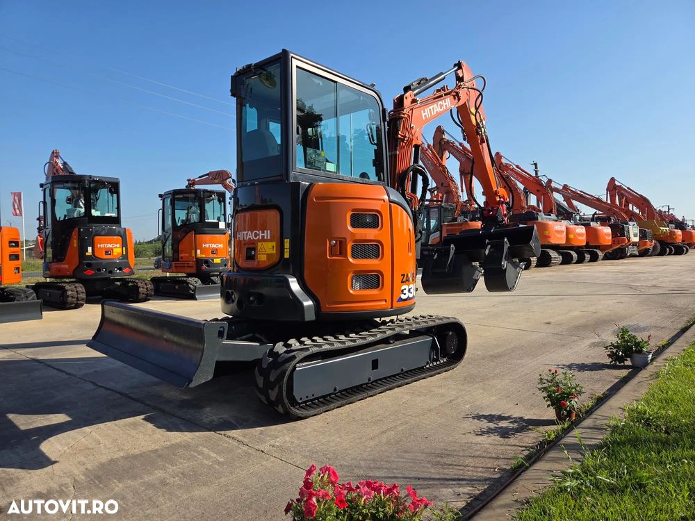 Hitachi 3,7tone, 2023, 737h, FULL OPTION, Cupla rapida HIDRAULICA, 2 cupe excavare NOI, cupa TALUZ INCLINABILA NOUA, senile cauciuc NOI, latime 1,5m, adancime sapare 4m, inst picon pe brate, ridica 2t, Aer cond, posibil leaasing 4 ani-PROMOTIE 38.900 eur+Tva - 5