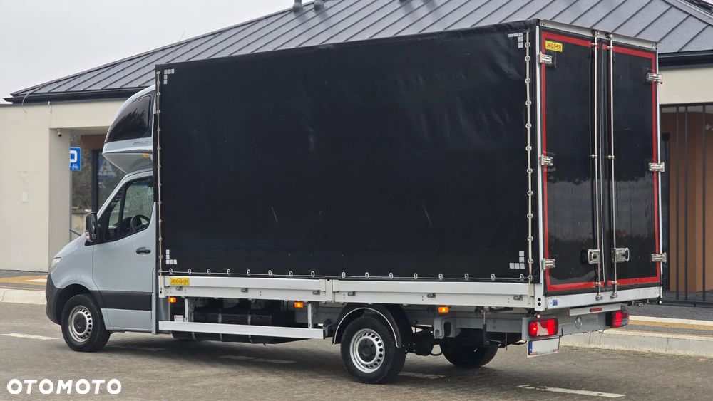 Mercedes-Benz SPRINTER 316 CDI 907❗ PLANDEKA 10 PALET / DRZWI Z TYŁU / DWIE WYSOKOSCI JAZDY / ZABUDOWA JEGGER / MAX ROZSTAW OSI / PODUSZKI PNEUMATYCZNE / SYPIALKA / RAMA / LAWETA / SALON POLSKA ❗❗ - 23