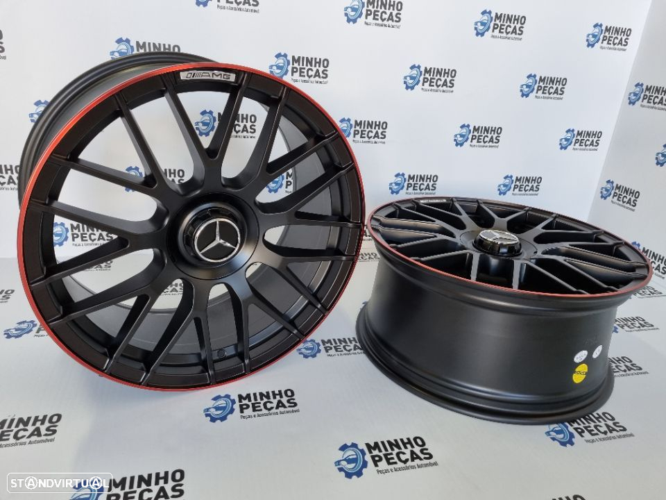 Jantes Mercedes Novo (C63S) AMG em 19 Red Line - 5