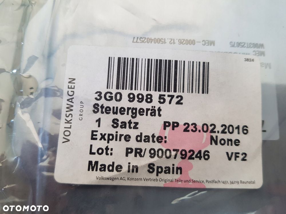 vw passat b8 moduł przetwornica led sterownik 3g0998572 7pp941572ab - 4