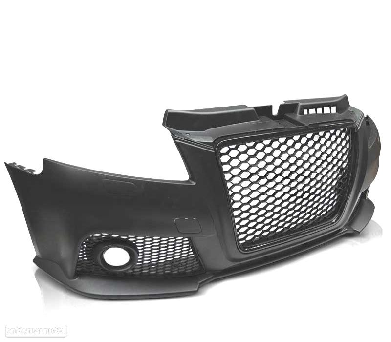 PARA-CHOQUES FRONTAL AUDI A3 8P 08-12 LOOK RS3 PRETO SRA - 2