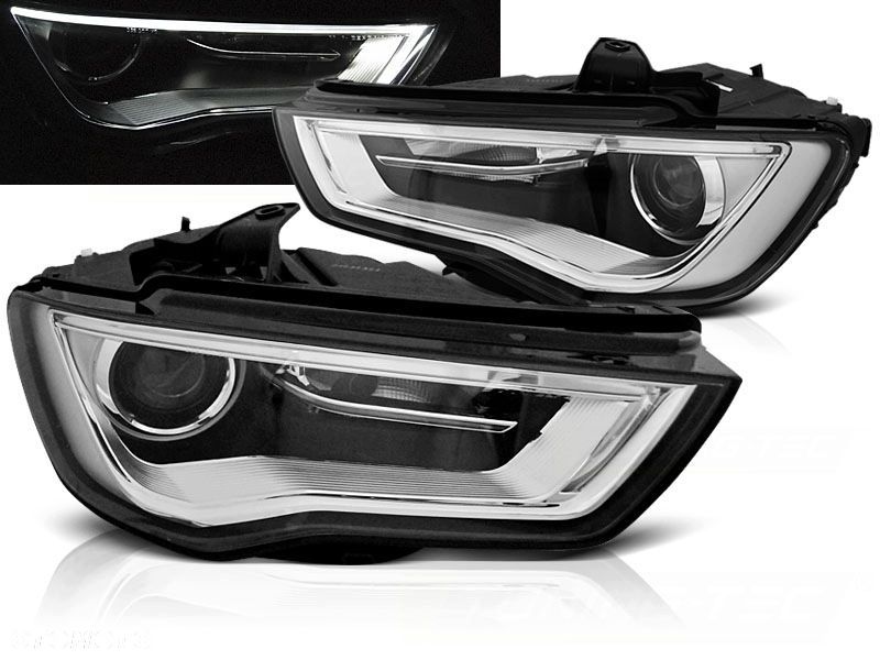 Reflektor Lampa kpl Day line light LED Tube Neon Tuning Audi a3 8v 2012-16 - 1