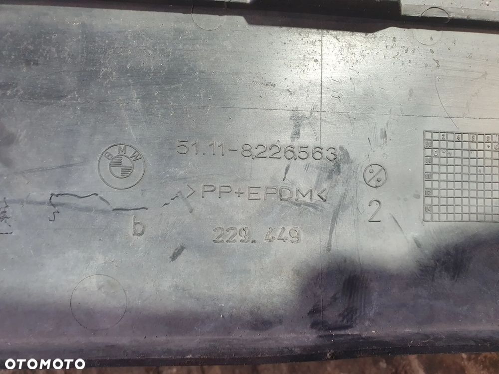 BMW 5 E39 RAMKA PODKŁADKA POD TABLICE REJESTRACYJNĄ 8226563 - 3
