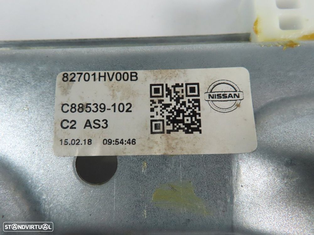 Elevador da Porta Sem Motor Esquerdo/Trás Seminovo/ Original NISSAN QASHQAI II C... - 3