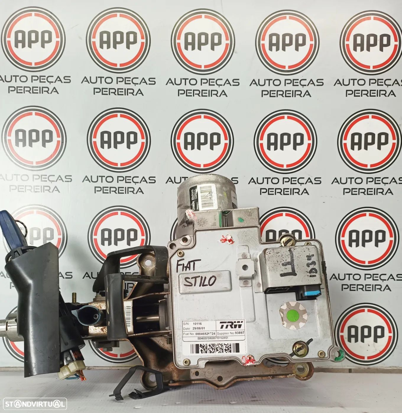 Coluna de direção eléctrica Fiat Stilo, referência 00046826724, 93897. - 1