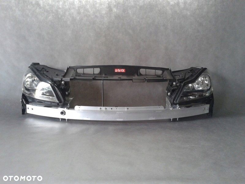 MERCEDES W204 PRZÓD ZDERZAK MASKA PAS CHŁODNICE - 2