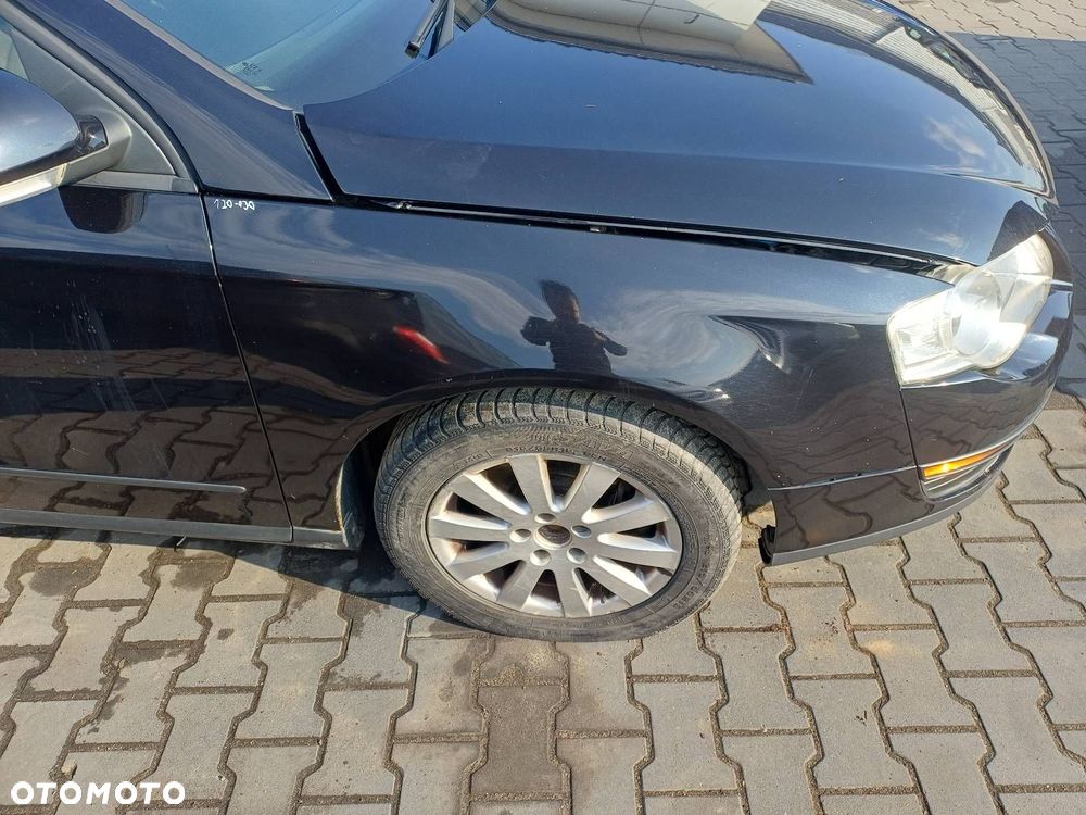 KOMPLETNY PRZÓD VOLKSWAGEN PASSAT B6 LC9X MASKA ZDERZAK BŁOTNIKI LAMPY - 5