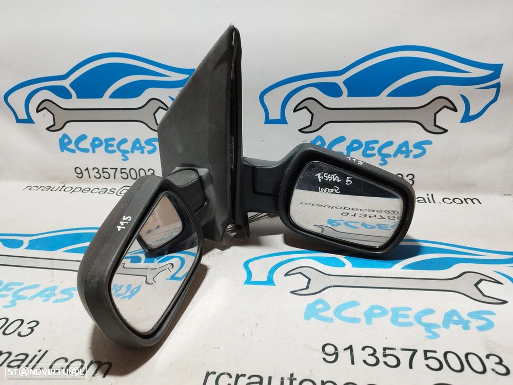 ESPELHO RETROVISOR ESQUERDO DIREITO FORD FIESTA V 5 MK5 2N1117682AN 2S6117683AM MANUAL ESPELHOS RETROVISORES - 7