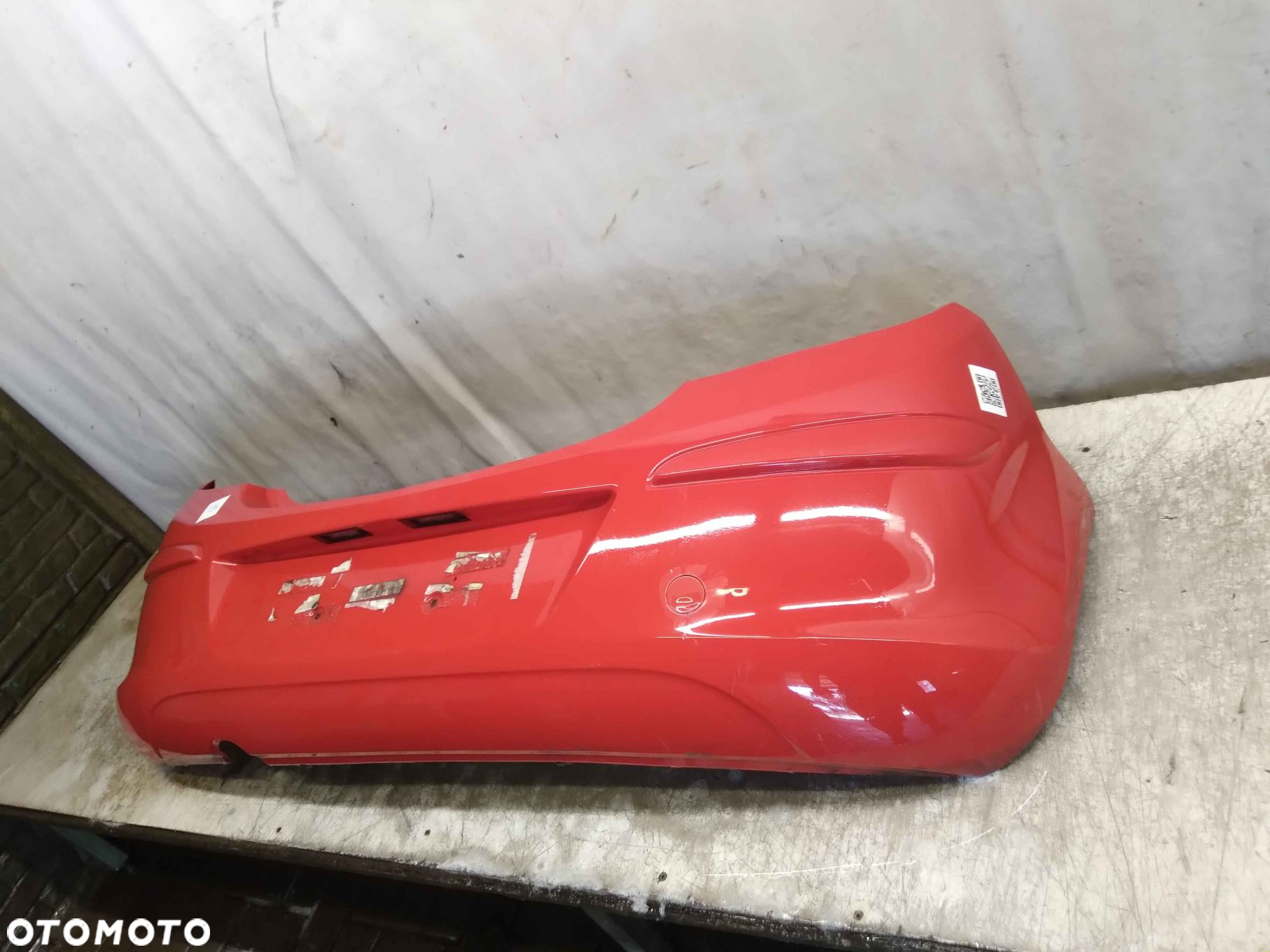 ^ ZDERZAK TYŁ TYLNY DO OPEL CORSA D Y547 CZERWONY - 3