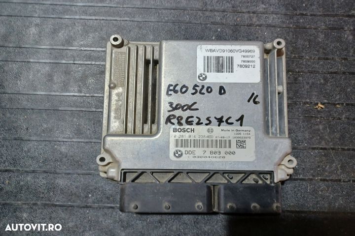 Calculator motor ECU 0281014238 0281014238 BMW Seria 5 E60/E61 [facel - 1