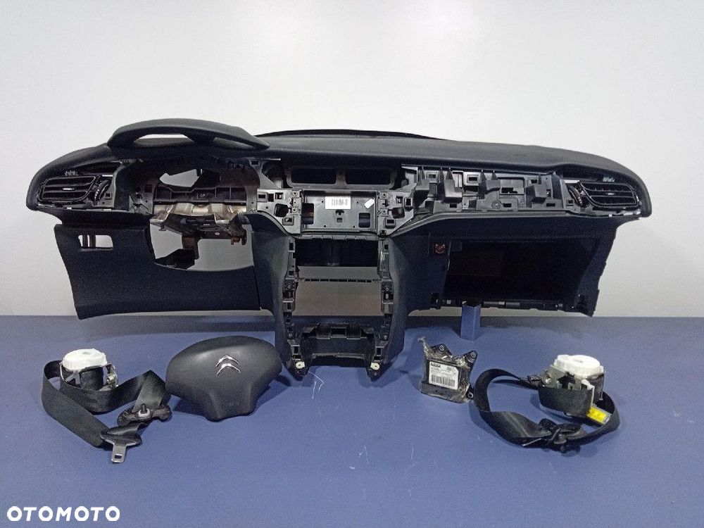 CITROEN C3 II 09- DESKA KONSOLA PODUSZKI PASY KPL EU 98016847ZD - 1