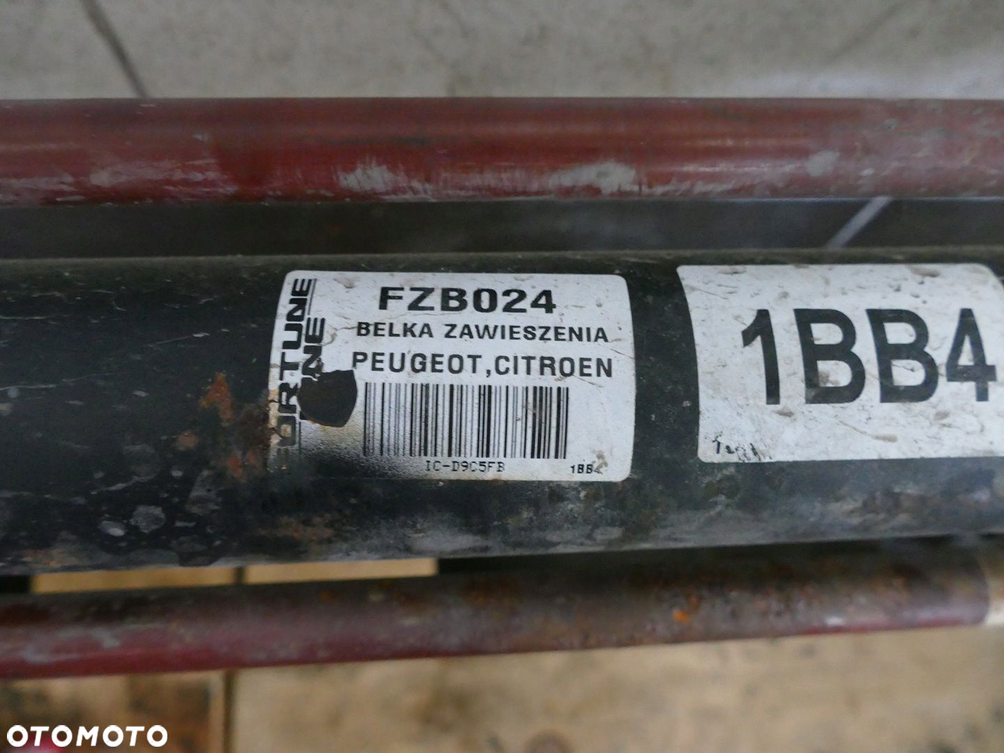 PEUGEOT 106 LIFT 1.5 D BELKA ZAWIESZENIA OŚ TYŁ TYLNA - 13