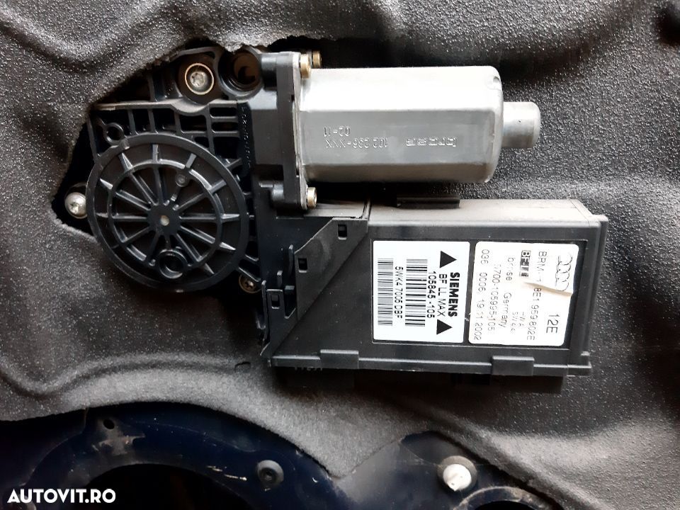 Motoras macara dreapta fata AUDI A4 B6 / B7 cod 8E1959802E - 1