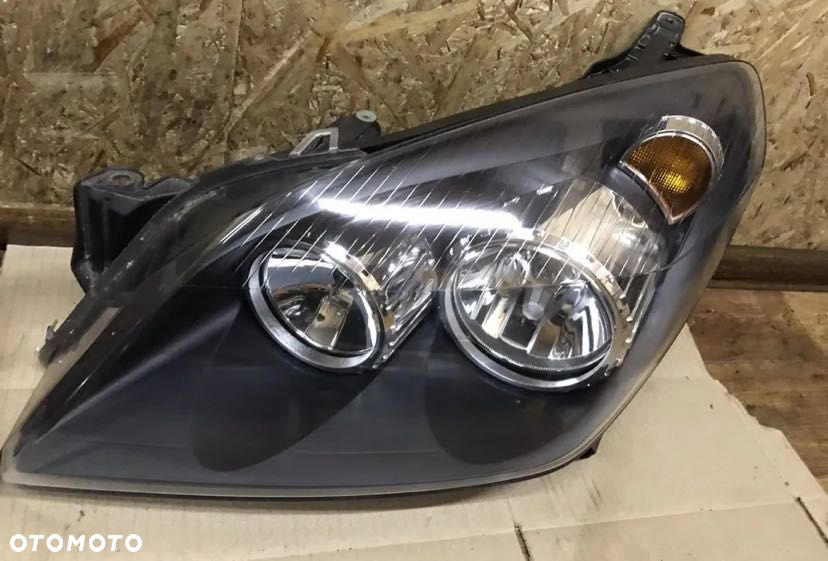 Lampy Lampa Lewa Prawa Opel Astra H 04-12.r Europa SZKŁO BDB - 6