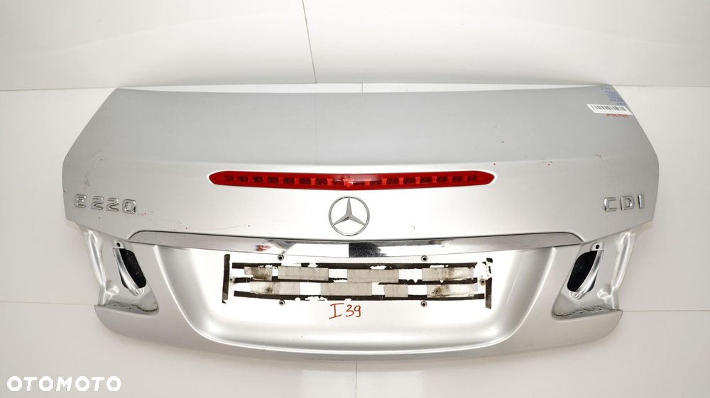 KLAPA TYŁ TYLNA BAGAŻNIKA  MERCEDES W207 COUPE 09-13R 775 - 2