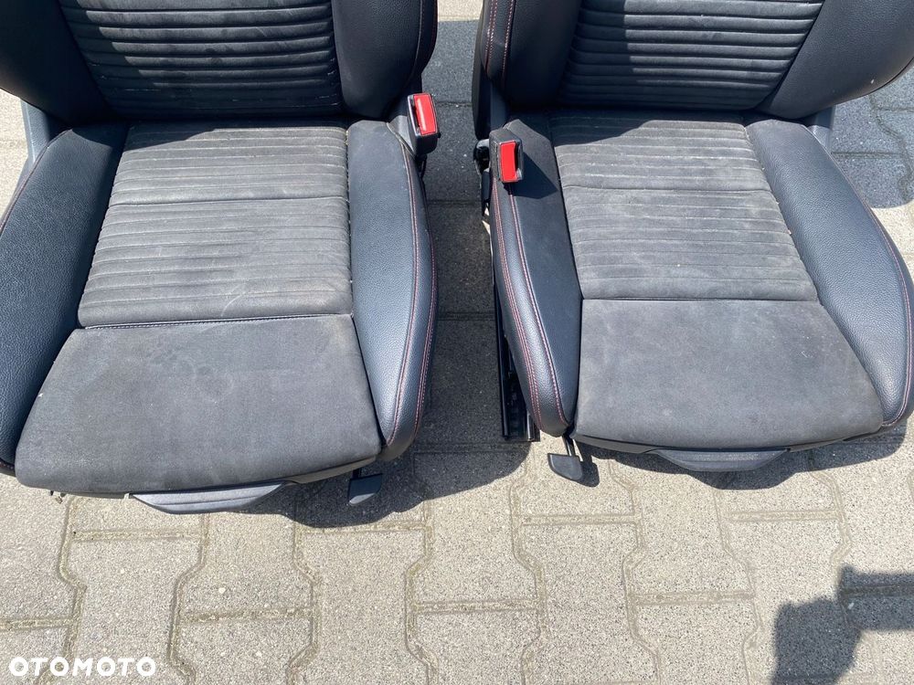 MERCEDES cla 117 gla 156 fotel prawy lewy alcantara b, ladne komplet - 2