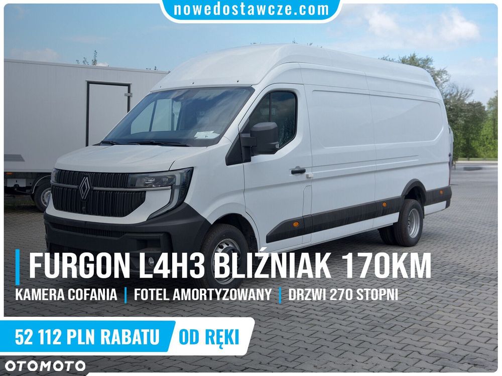 Renault Master Furgon L4H3 2.0 170KM Podwójne koło - 2