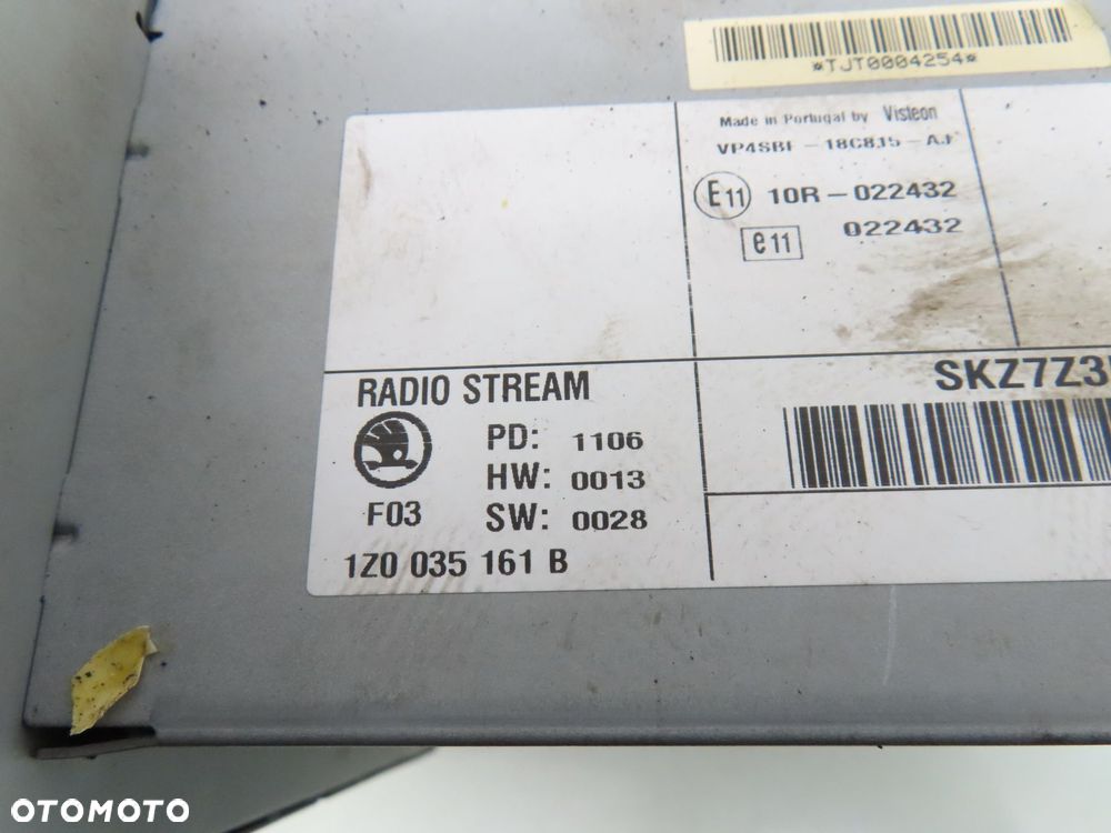 RADIO SKODA OCTAVIA II 1Z0035161B - 4