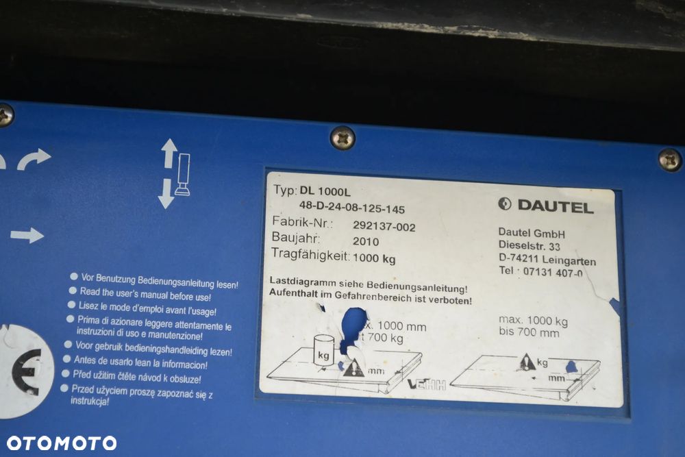 MAN TGL 12.250 WINDA DAUTEL 1 t DWIE KOMORY PRZESUWANA ŚCIANA - 12