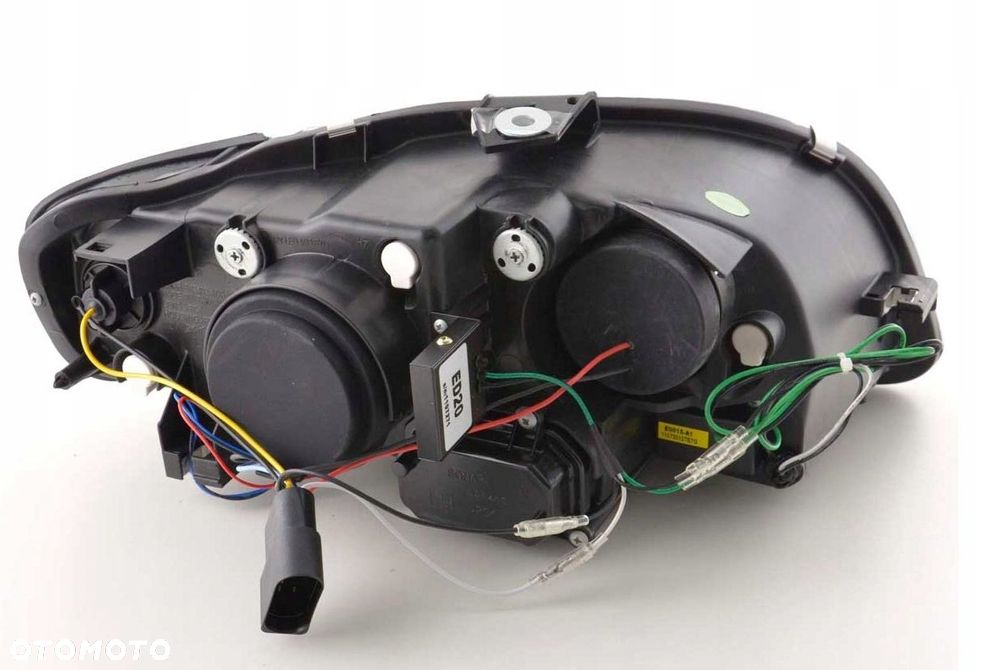 reflektor lampa l+r diody soczewka clear black czarne audi a4 b7 8e 04-08 - 8