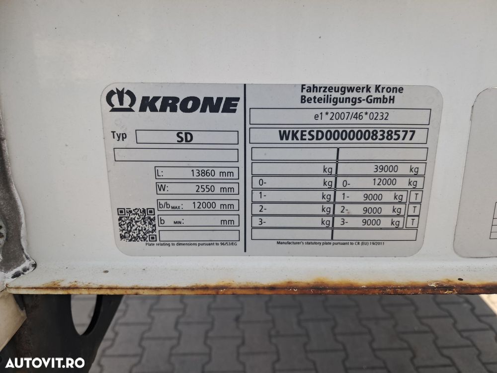 Krone SD HARDBOX STANDARD - 6