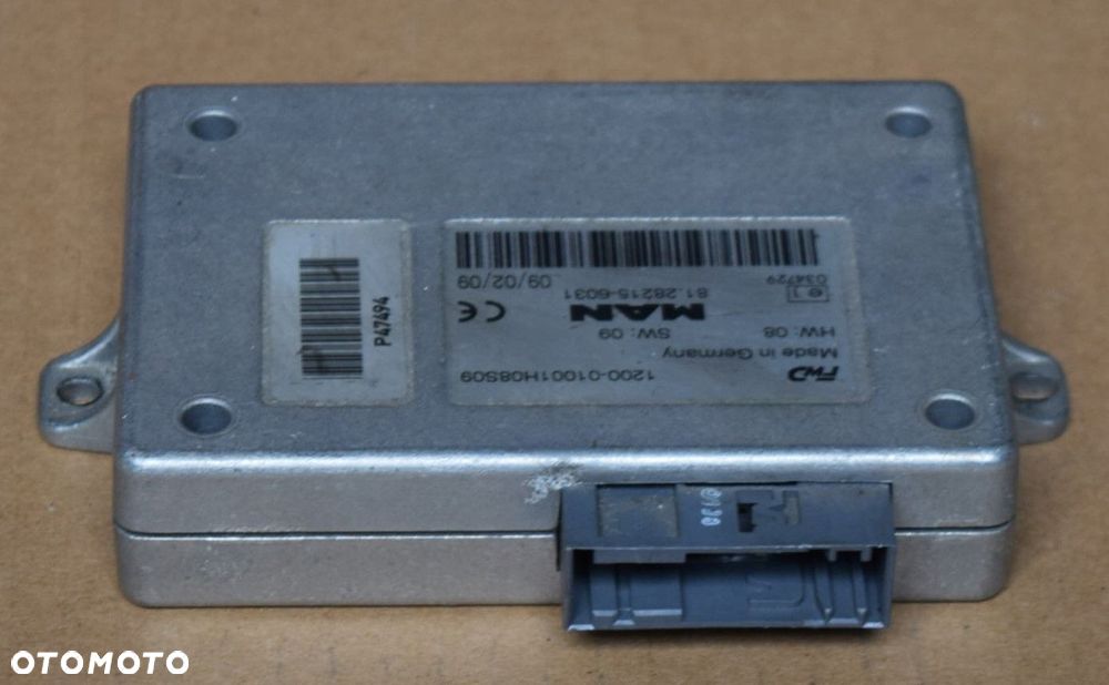 STEROWNIK TELEFONU MAN TGX TGS 81.28215 - 6031 - 1