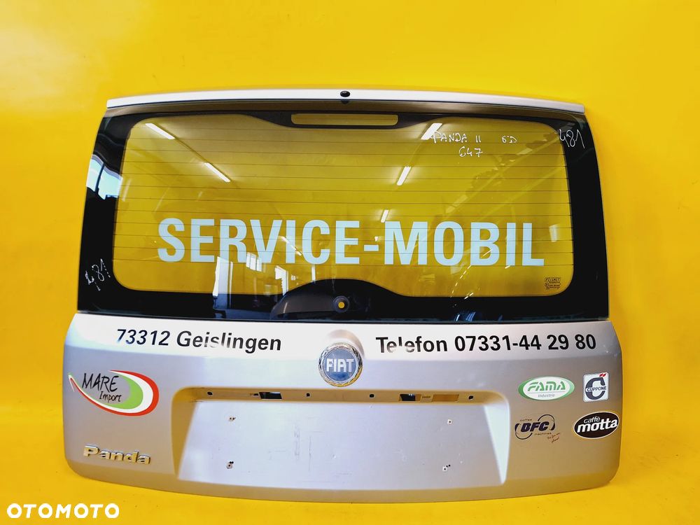 KLAPA TYŁ TYLNA SZYBA BAGAŻNIKA FIAT PANDA II LIFT 06-12 LAK: 647 NR481 - 2