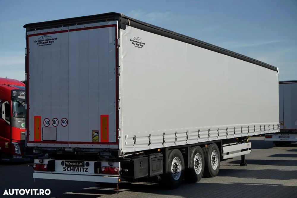 Schmitz Cargobull CORTINĂ / STANDARD / REMORCA DIN OȚEL - 9 M / ACOPERIȘ CULISANT / AXĂ CULISANTĂ / 2021 - 7