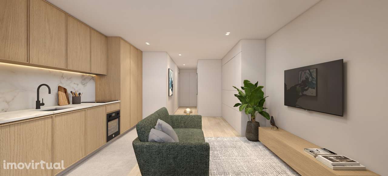 T0 Novo c/ Varanda em Mafamude, Vila Nova de Gaia - Grande imagem: 5/14