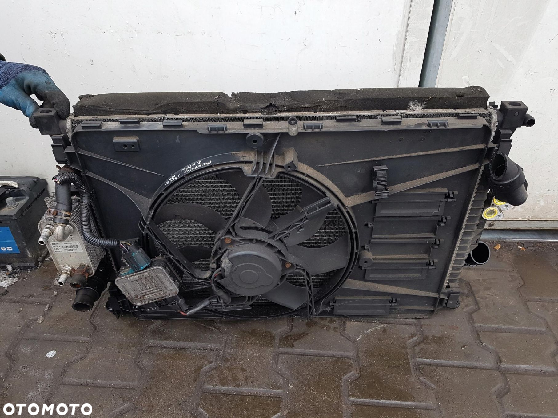 FORD MONDEO MK4 LIFT 10r- 2.0 TDCI CHŁODNICE WENTYLATOR AUTOMAT - 2