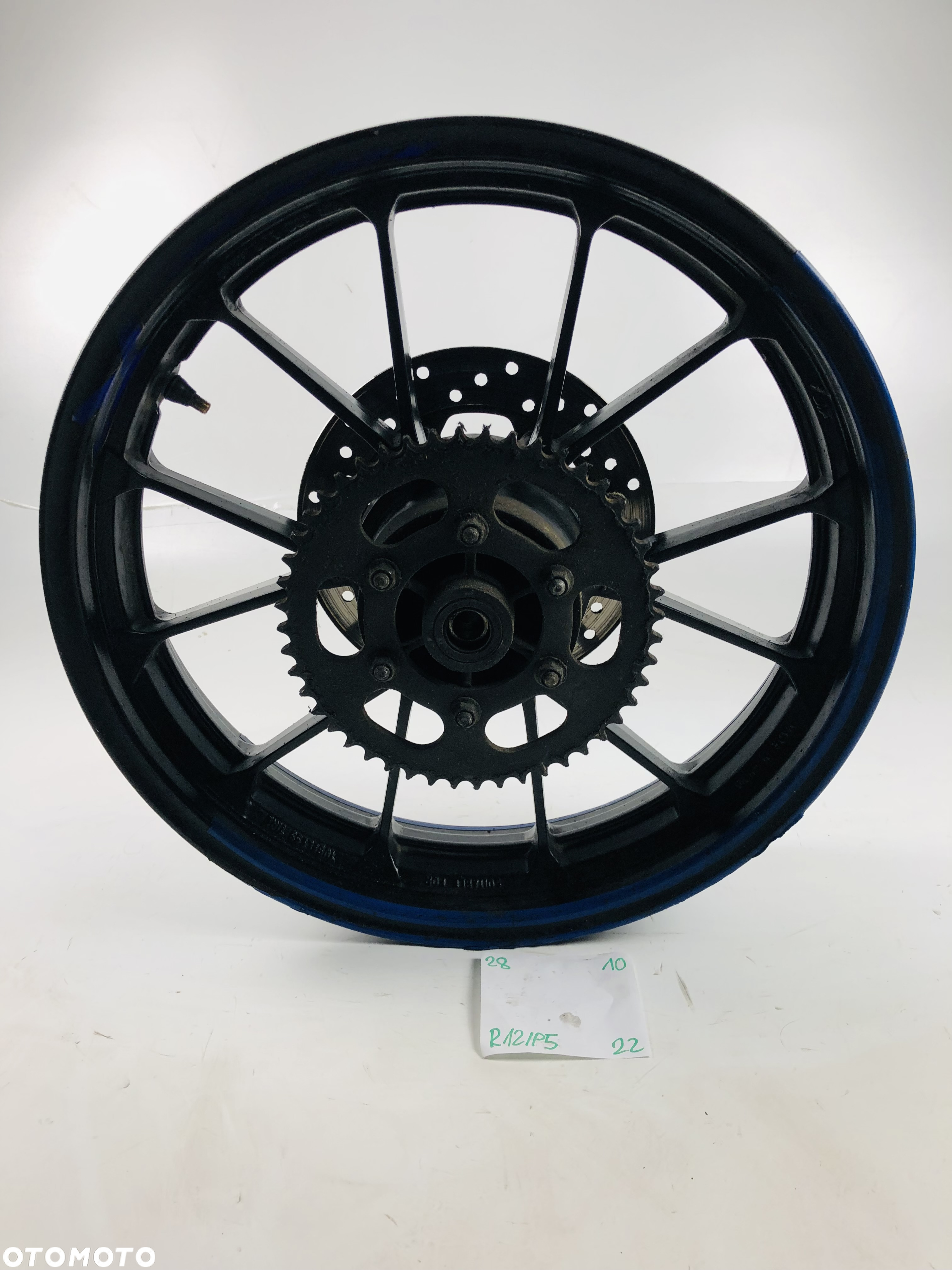 Yamaha R125 MT125 2014- koło tylne felga tył prosta - 9