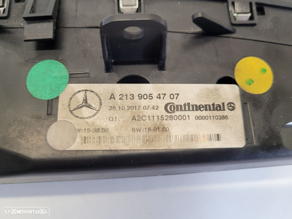 Painel regulador de sofagem Mercedes E-CLASS W213 A2139054707 - 4