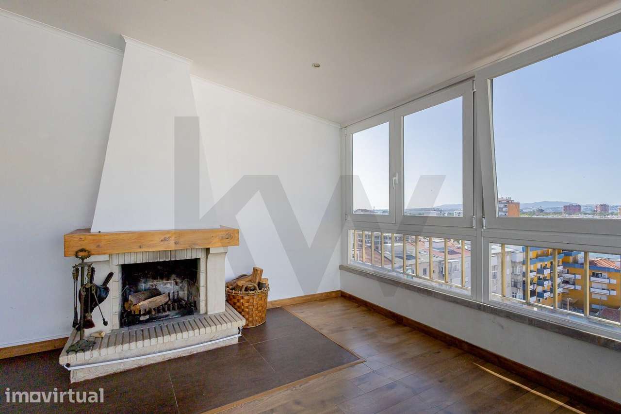 Apartamento T2 com Terraço e Vista Mar | Santo António da Caparica - Grande imagem: 2/26