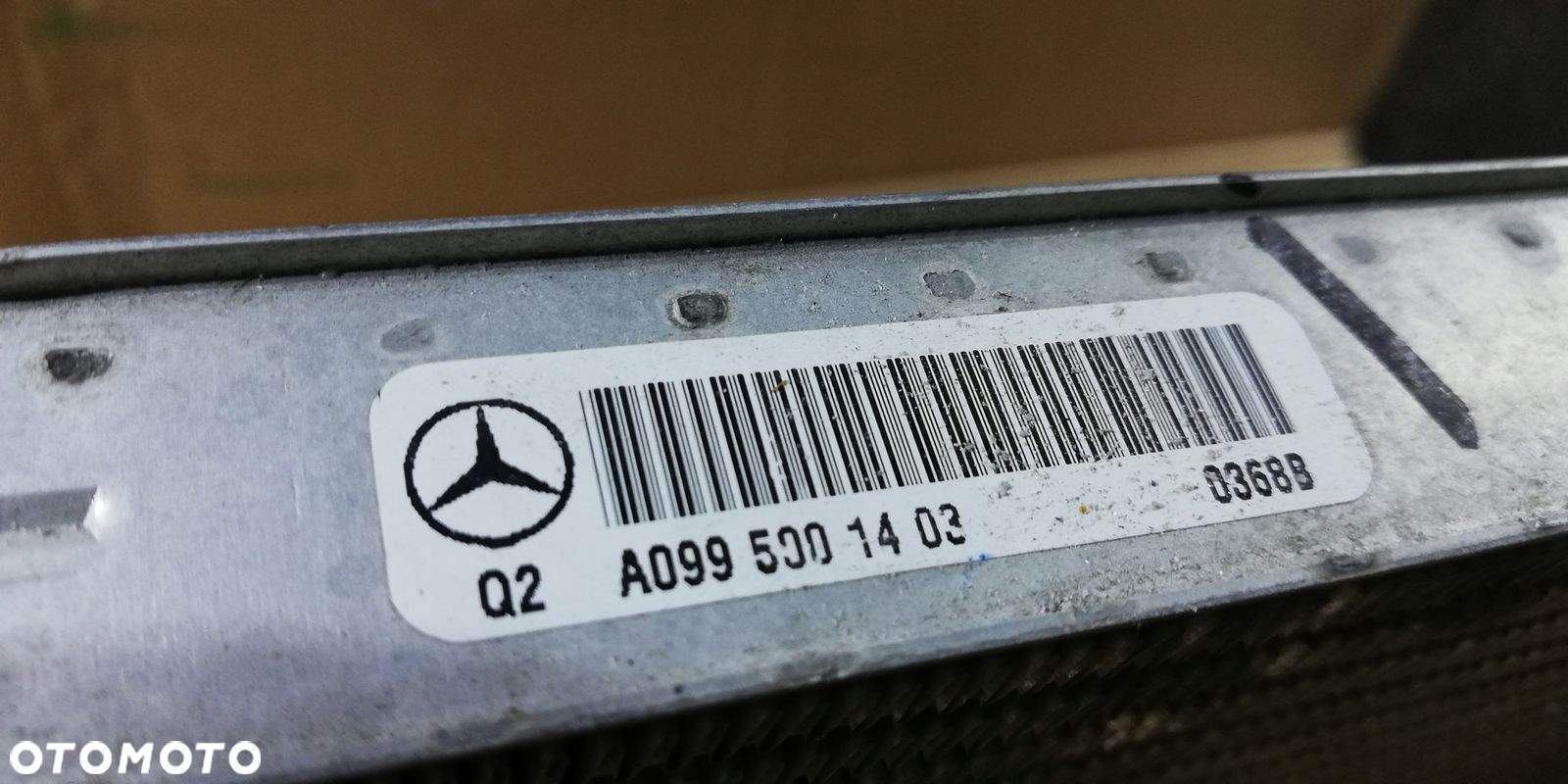 Mercedes ML GLE 166 AMG 6.3 chłodnica wody - 6
