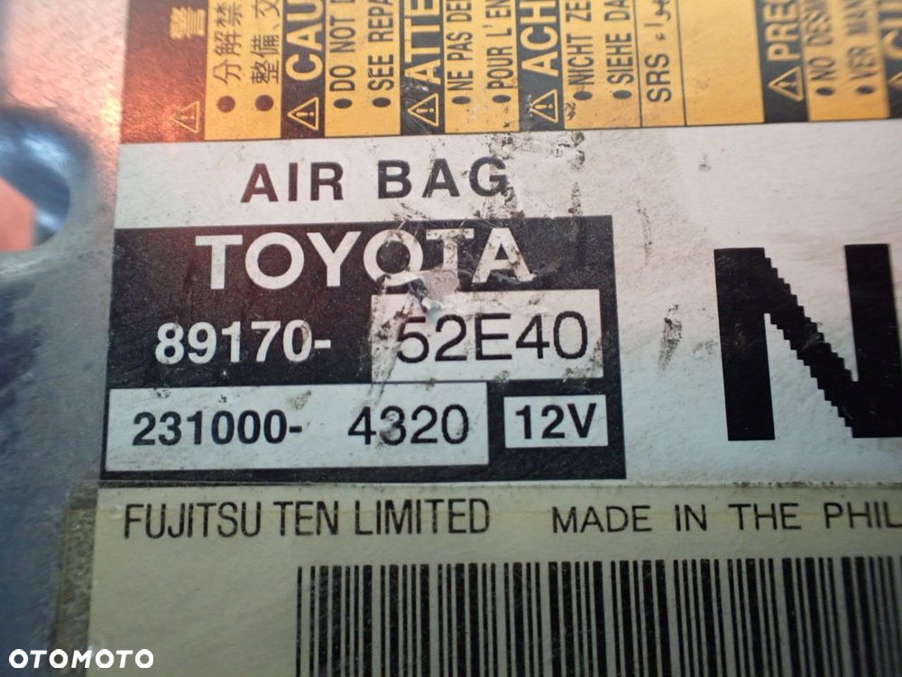 MODUŁ AIRBAG TOYOTA URBAN CRUISER - 3