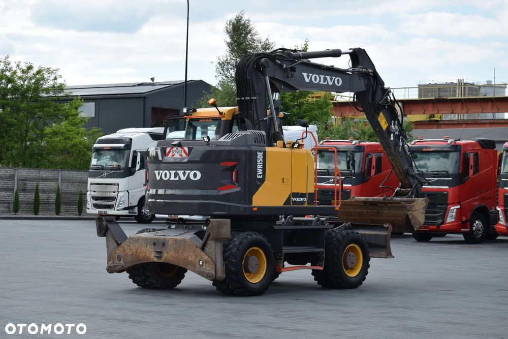 Volvo EWR150E / 6400 MTH / KOPARKA KOŁOWA / KABINA / KLIMATYTZACJA / SPYCH / STABILIZATORY / DODATKOWY OSPRZĘT / 3 ŁYŻKI / SPROWADZONA - 5