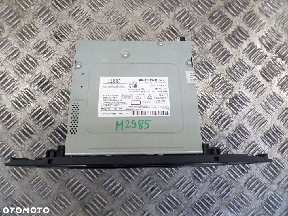 audi a6 c7 4g0 nawigacja czytnik mmi multimedia navi 4g0035192h - 2