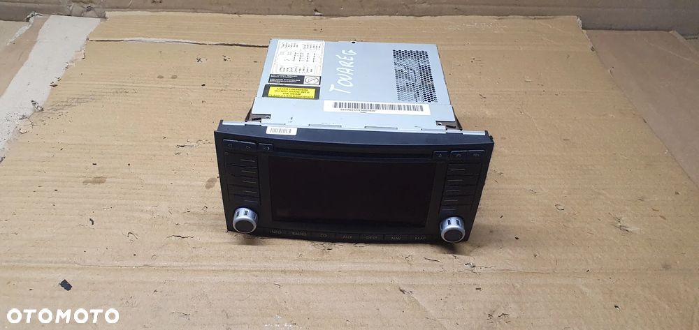 Radio radioodtwarzacz NAVI nawigacja KOD VW Touareg 7L6035191H - 2
