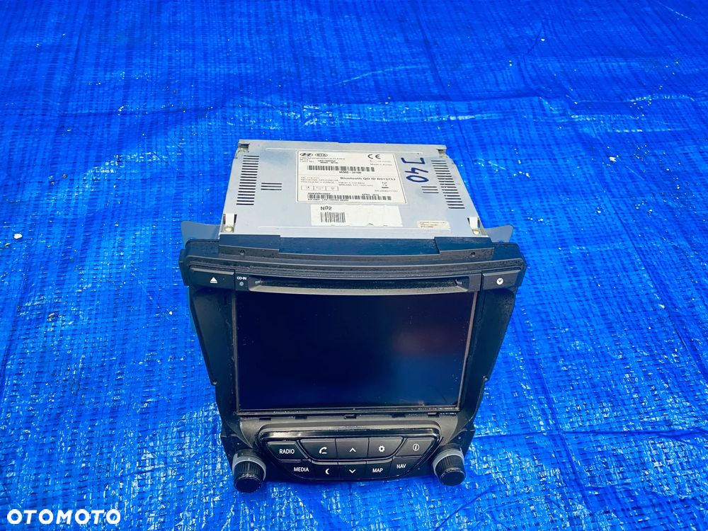 CZYTNIK RADIA NAWIGACJA RADIO HYUNDAI I40 2011- ; 96560-3Z100  965603Z100 RADIOODTWARZACZ ORYGINAŁ - 3