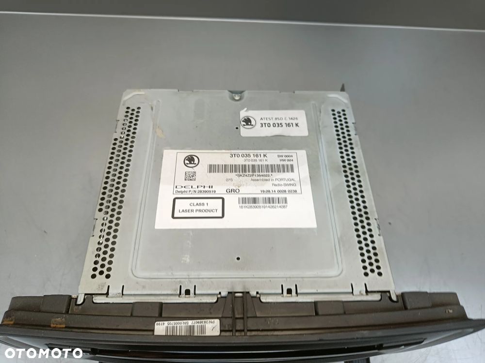 Radio CD Swing Skoda Superb 2 II Lift FL Delphi 3T0035161K - 7