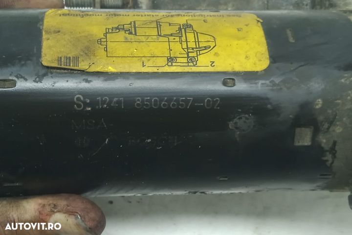 Electromotor 1241-8506657-02 2.0 d N47D20C BMW Seria 1 E81-E88 - 3