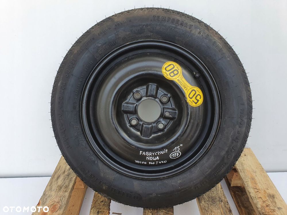 KOŁO DOJAZDOWE Volvo S40 V40 _ DOJAZDÓWKA 125/90 R15 - 1