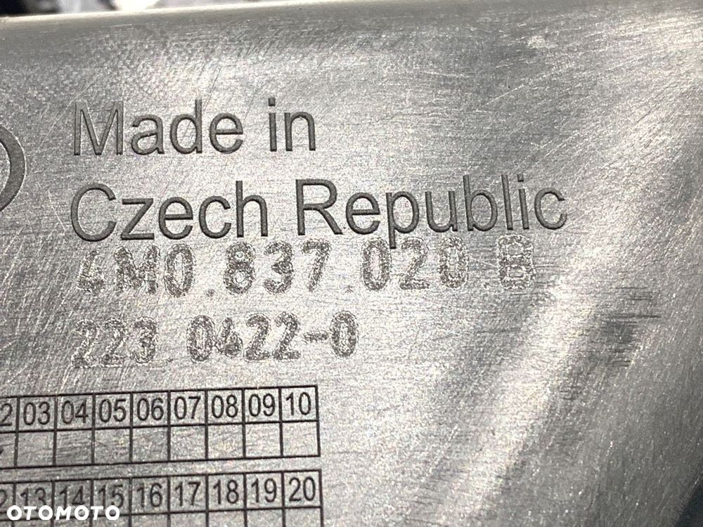 KLAMKA WEWNĘTRZNA PRAWY PRZÓD  AUDI Q7 (4MB, 4MG) 2015 - 2022 3.0 TDI quattro 200 kW [272 KM] olej - 4