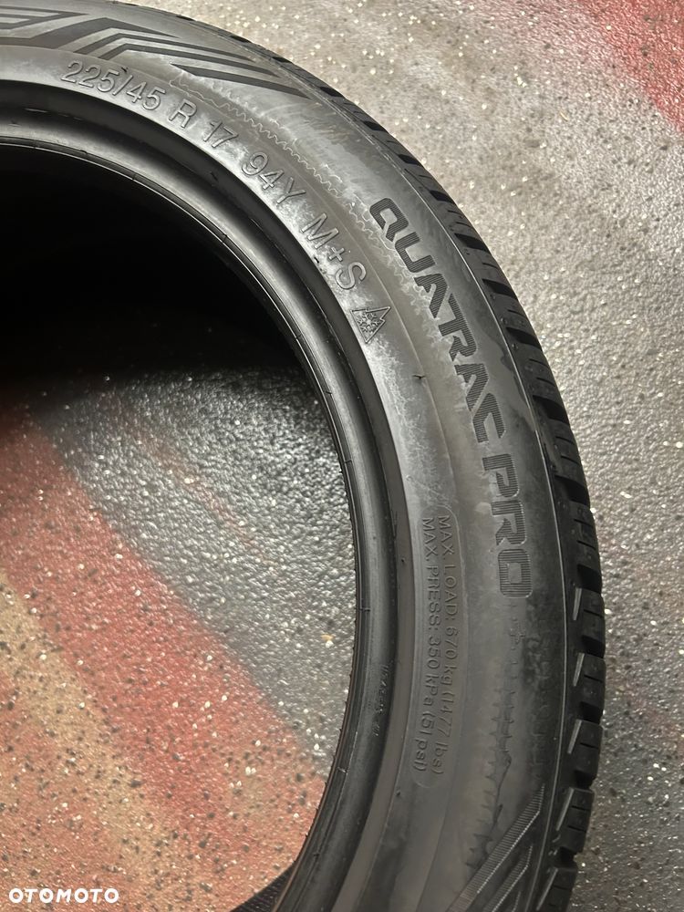 2x 225/45R17 94Y VREDESTEIN QUATRAC PRO + opony wielosezon M+S 3PMSF XL RANT 2025r demo - 6