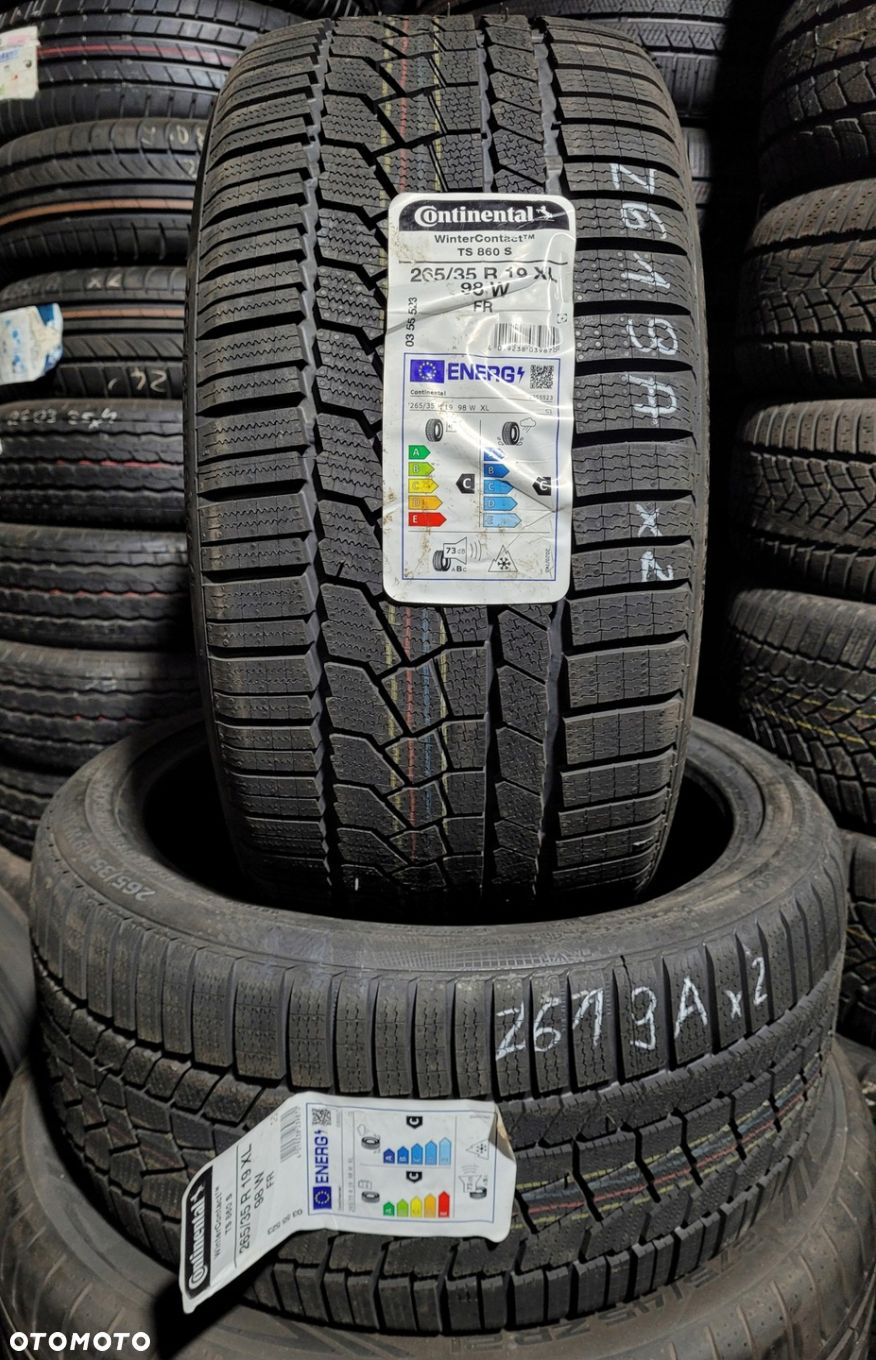 2x Continental WinterContact TS860S 265/35R19 98W XL Z619A - 2